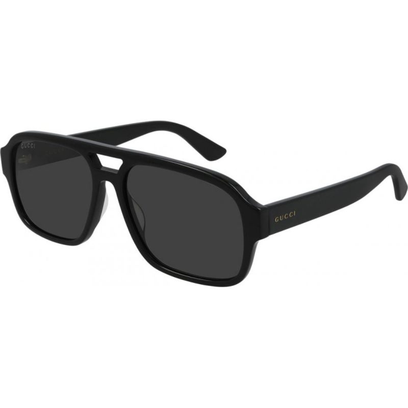 Gucci Sunglass Man Black Black Smoke Sunglasses - GG0925S-005 - Global Eyes