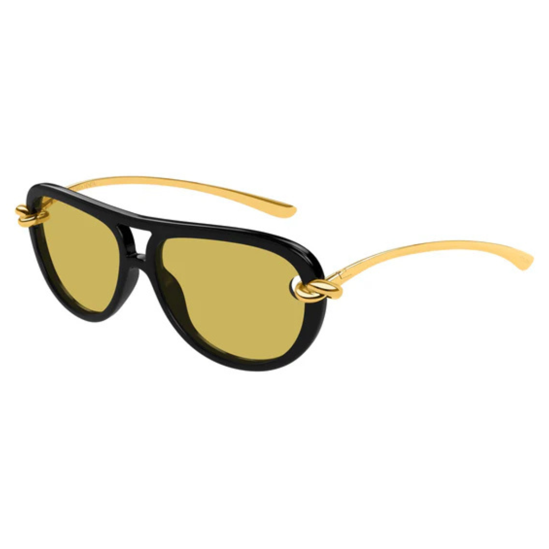 Untitled design (26) BOTTEGA VENETA SUNGLASSES - BV1418S 001 58 - Image 1